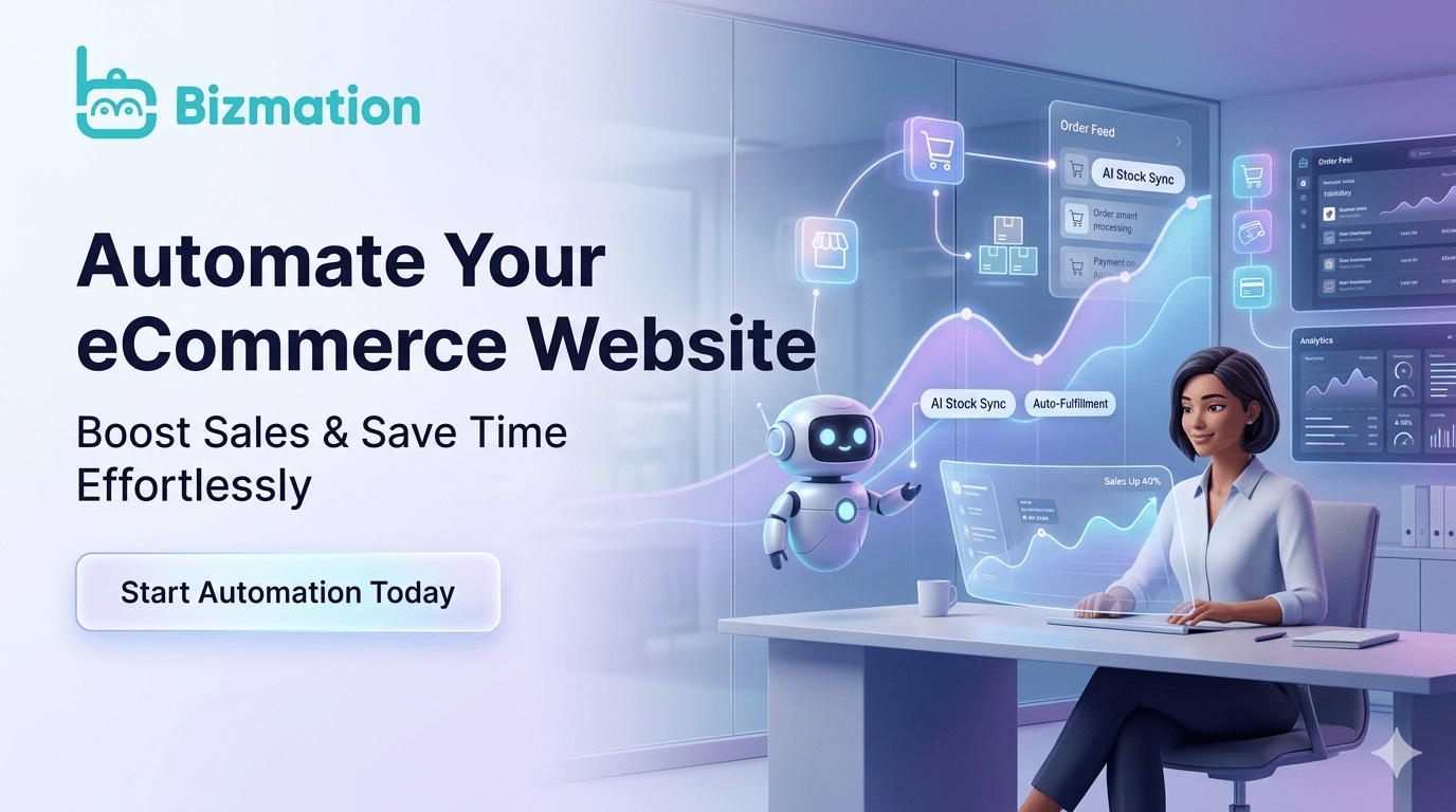 Automate Ecommerce Website Boost Sales and Save Time Effortlessly